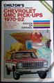 Chilton's Guia Para LA Reparacion Y Afinacion Chevrolet GMC Pick-Ups 1970-1982 (Spanish Edition)