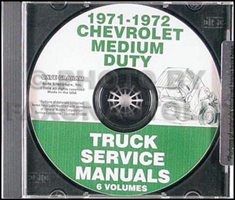 CD 1971-1972 Chevrolet 40-60 Medium Truck Service Manual