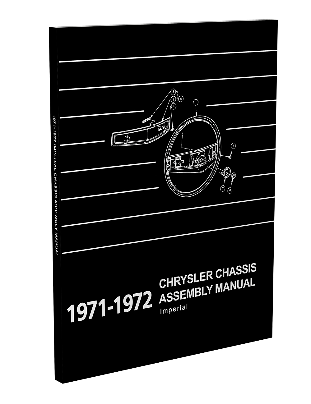 1971-1972 Chrysler Imperial Chassis Assembly Manual Reprint 