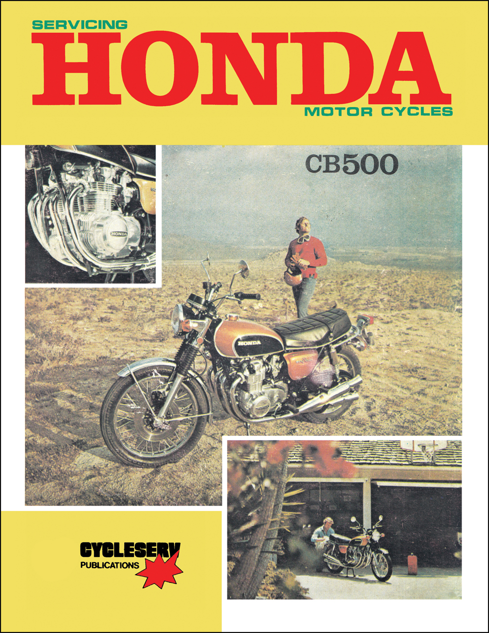 1969-1976 Honda CB750 & CB750F Motorcycle Repair Shop Manual Cycleserv 
