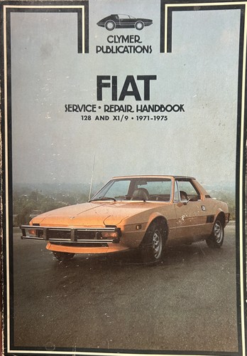 Clymer Service-Repair Handbook Fiat 128 and X1/9, 1971-1975