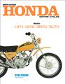 1971-1976 Honda XR75 & SL70 Shop Manual Cycleserv