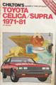Chilton's Repair and Tune-Up Guide, Toyota Celica/Supra 1971-1981