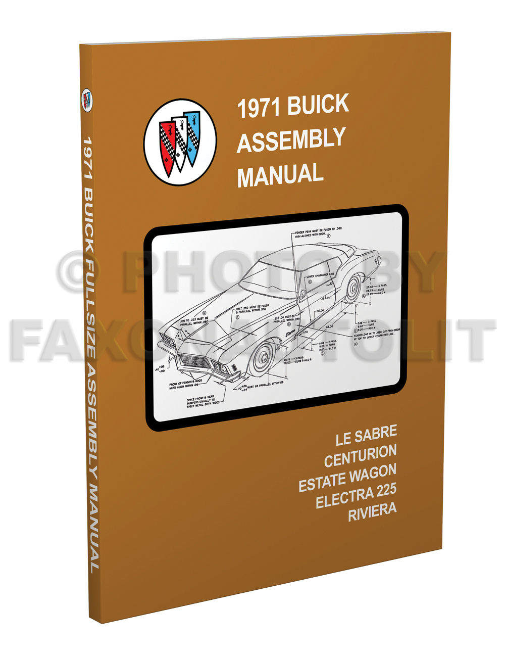 1971 Buick Assembly Manual LeSabre Centurion Electra Riviera Reprint