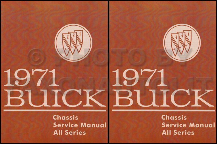 1971 Buick Shop Manual Reprint - All Models