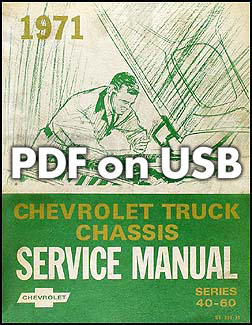 USB 1971-1972 Chevrolet 40-60 Medium Truck Service Manual