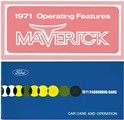 1971 Ford Maverick Owner's Manual Reprint Set