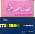 1971 Ford Thunderbird Owner's Manual Original