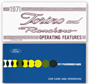  1971 Ford Ranchero, Torino, and Fairlane Owner's Manual Reprint Set
