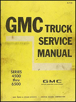 1971 GMC 4500-6500 Repair Manual Original Medium Duty 