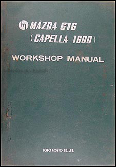 1971 Mazda 616 Capella 1600 Repair Manual Original 