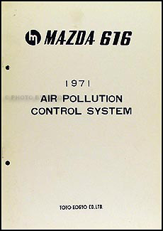1971 Mazda 616 Air Pollution Control System Original 
