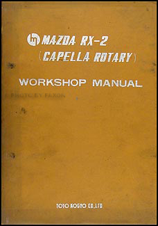 1970 1971 Mazda RX-2 Engine Repair Manual Original 