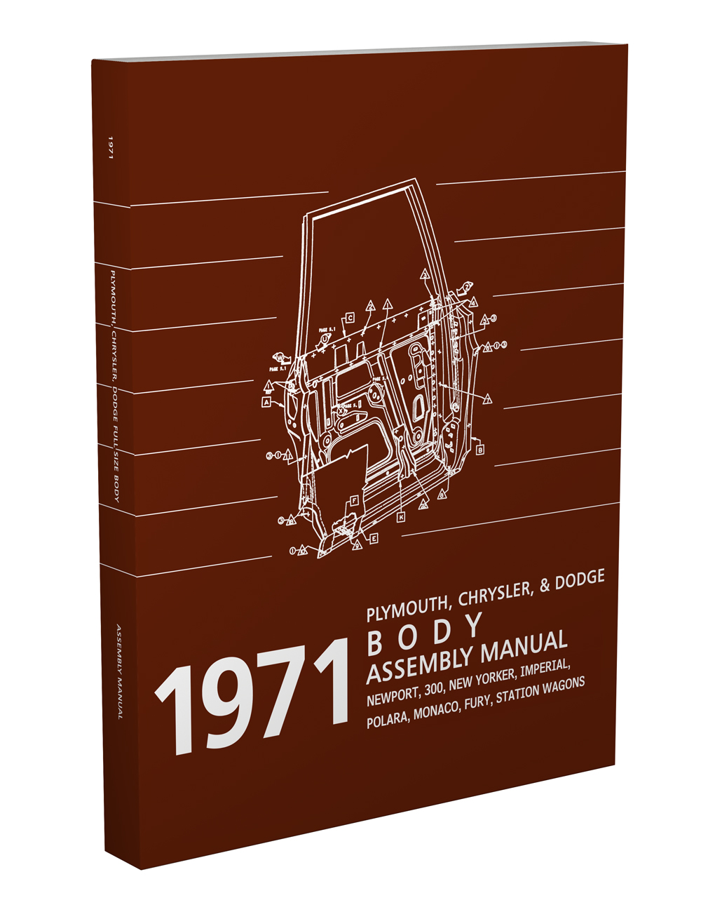 1971 Chrysler, Plymouth, Dodge Body Assembly Manual Reprint