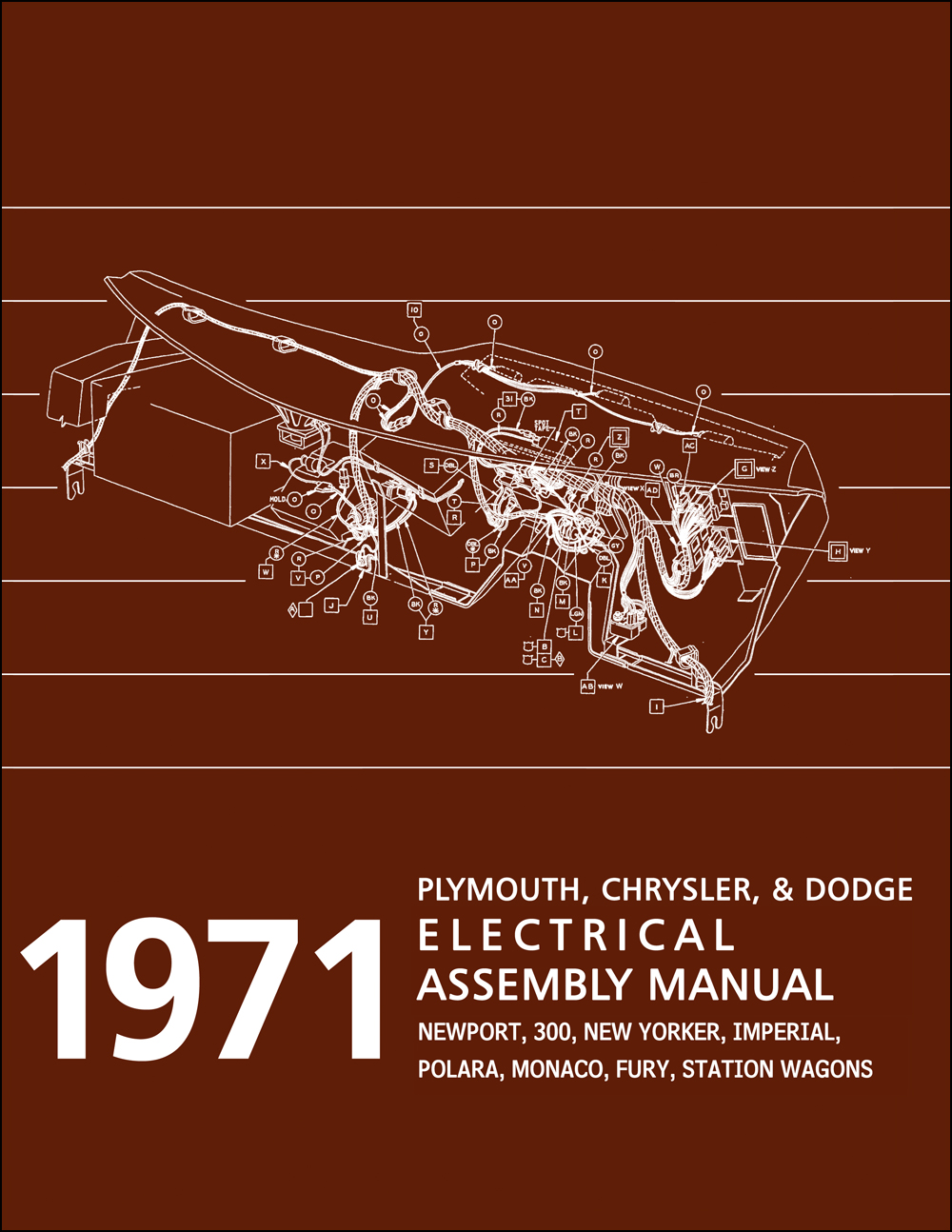 1971 Chrysler, Dodge, and Plymouth Big Car Electrical Assembly Manual Reprint