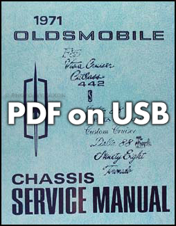 1971 Oldsmobile CD-ROM Shop Manual & Body Manual