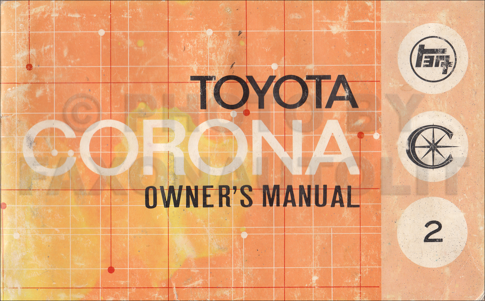 1971 Toyota Corona Owner's Manual Original RT83 RT93