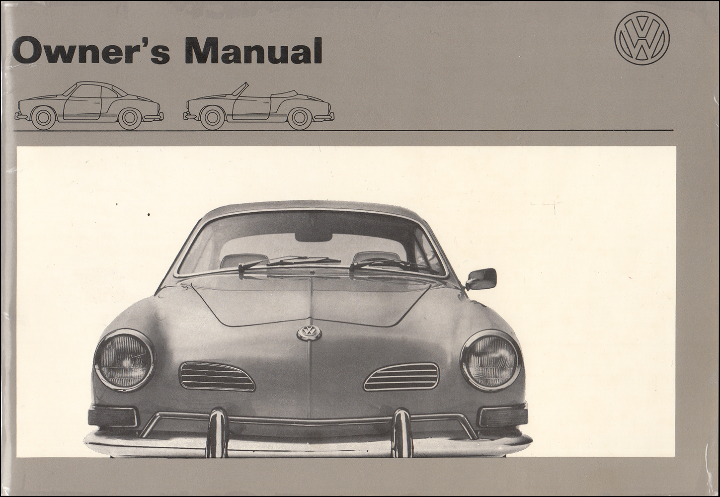 1971 Volkswagen Karmann Ghia Owner's Manual Original