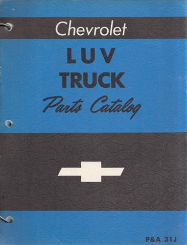 1972-1974 Chevrolet Luv Pickup Truck Parts Book Original