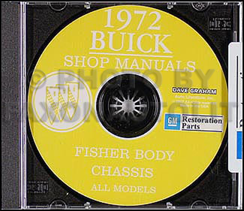 1972 Buick CD Shop Manual & Body Manual, all models 