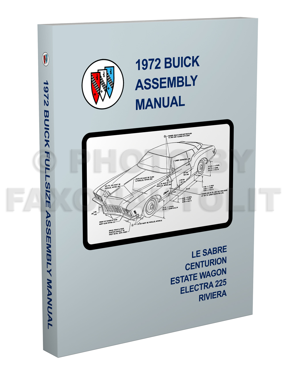 1972 Buick Assembly Manual LeSabre Centurion Electra Riviera