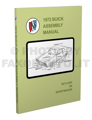 1972 Buick Assembly Manual GS Skylark Sportwagon