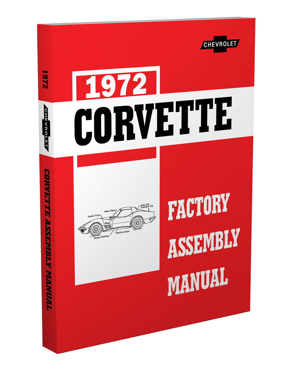 1972 Corvette Factory Assembly Manual Reprint 