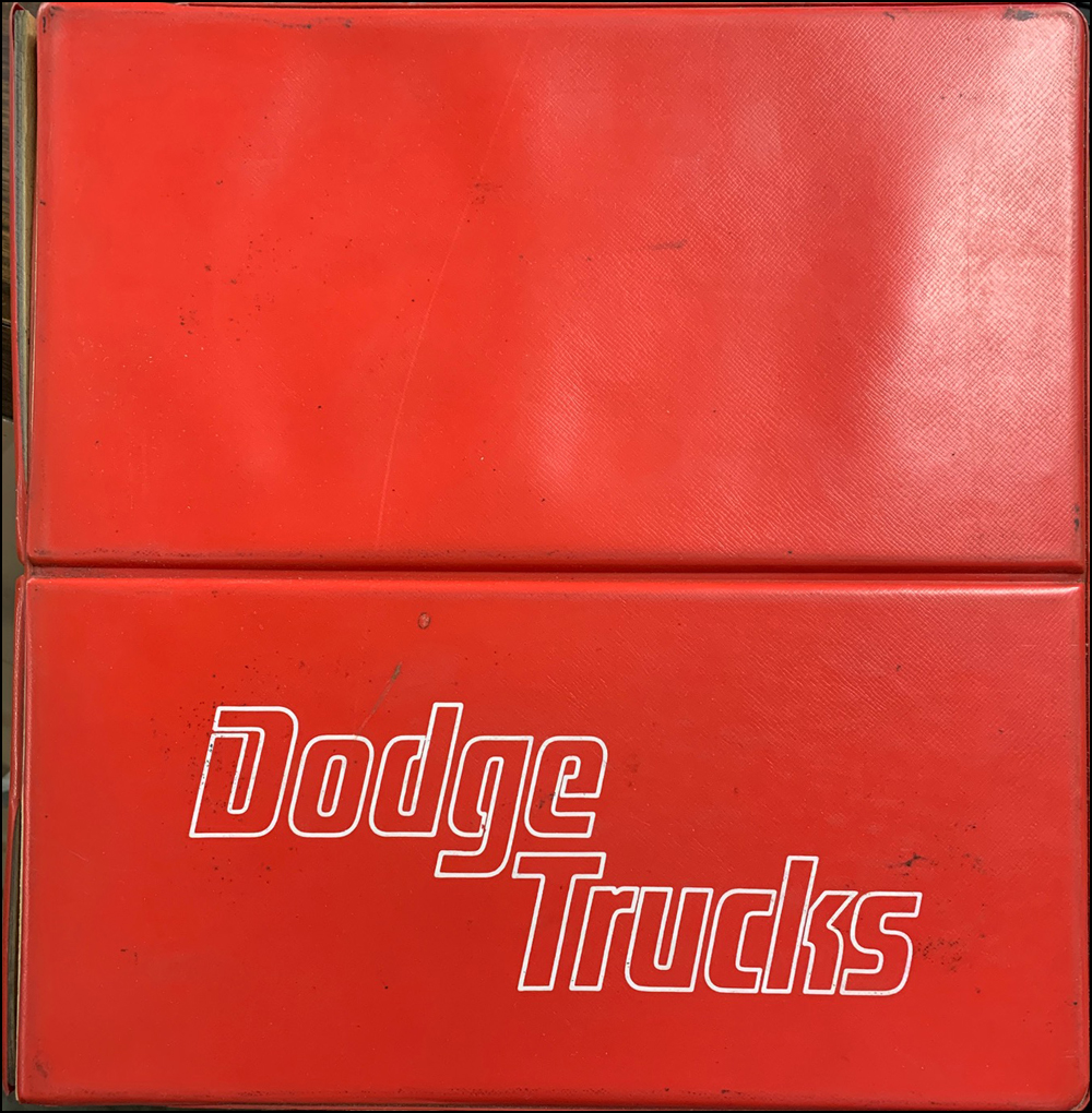 1974-1975 Dodge Truck Data Book Sales Album Original