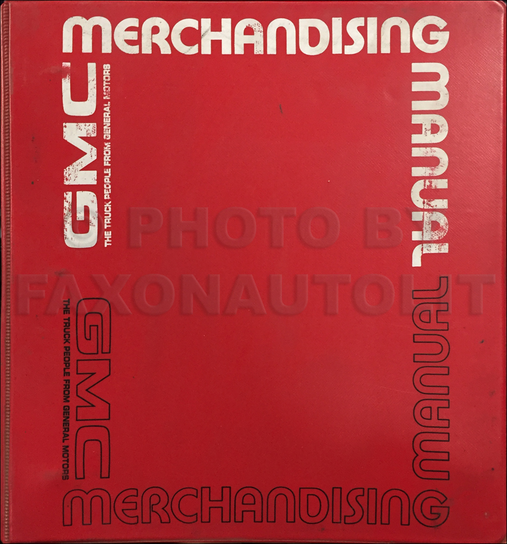 1972 GMC Dealer Advertising Planner Original