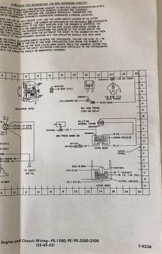 1972 GMC Forward Control Wiring Diagram Original P1500 P2500 P3500 Value Van Stepvan