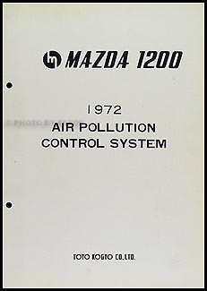 1972 Mazda 1200 Air Pollution Control System Original 
