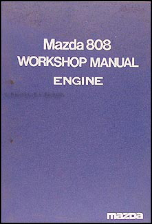 1972-1974 Mazda 808 Engine Repair Manual Original 