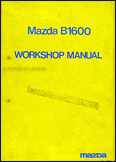 1973-1975 Mazda B1600 Repair Manual Original 