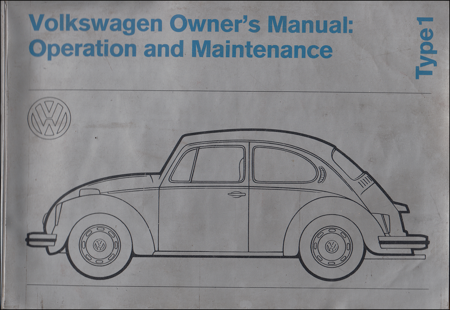 1972 Volkswagen Bug Owner's Manual Original Type 1 Beetle