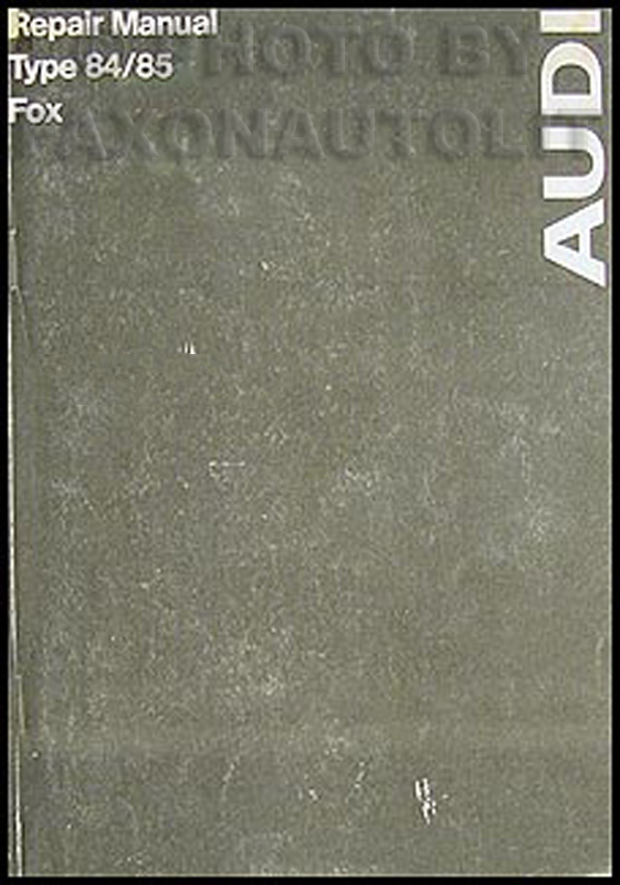 1973-1974 Audi Fox Repair Manual Original