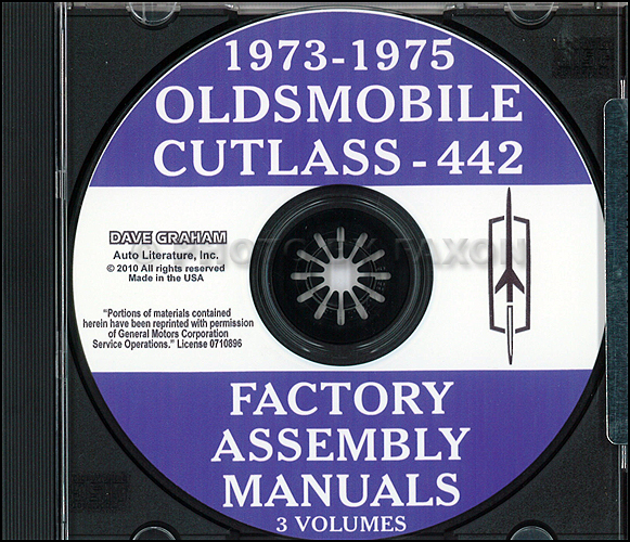 1975 Oldsmobile CD-ROM Shop Manual 