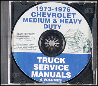CD 1973-1976 Chevrolet Medium and Heavy Duty Truck Service Manual