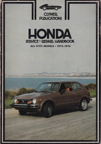 Clymer Service-Repair Handbook Honda All Civic Models, 1973-1976