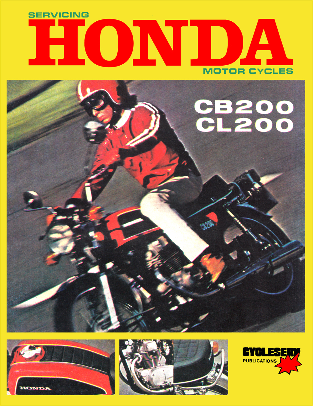 1975-1976 Honda CB500T Motorcycle Shop Manual Cycleserv