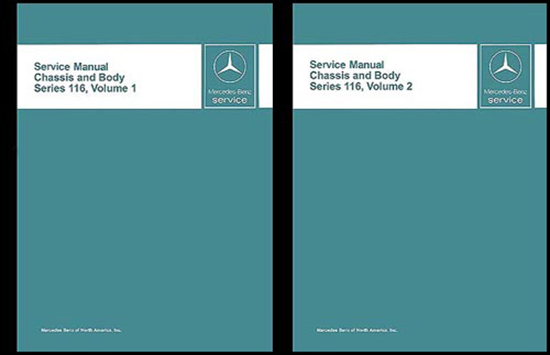 1973-1980 Mercedes 116 Chassis/Body Service Manual 280S/SE 300SD 450SE/SEL