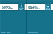 1973-1980 Mercedes 116 Chassis/Body Service Manual 280S/SE 300SD 450SE/SEL