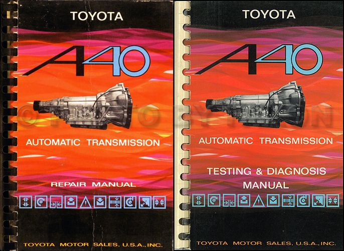 1973-1980 Toyota A40 Automatic Transmission Repair Manual Set Original