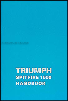 1973-1980 Triumph Spitfire 1500 Owner's Manual Reprint