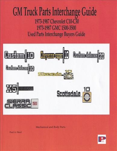 1973-1987 GMC and Chevy Truck Parts Interchange Manual