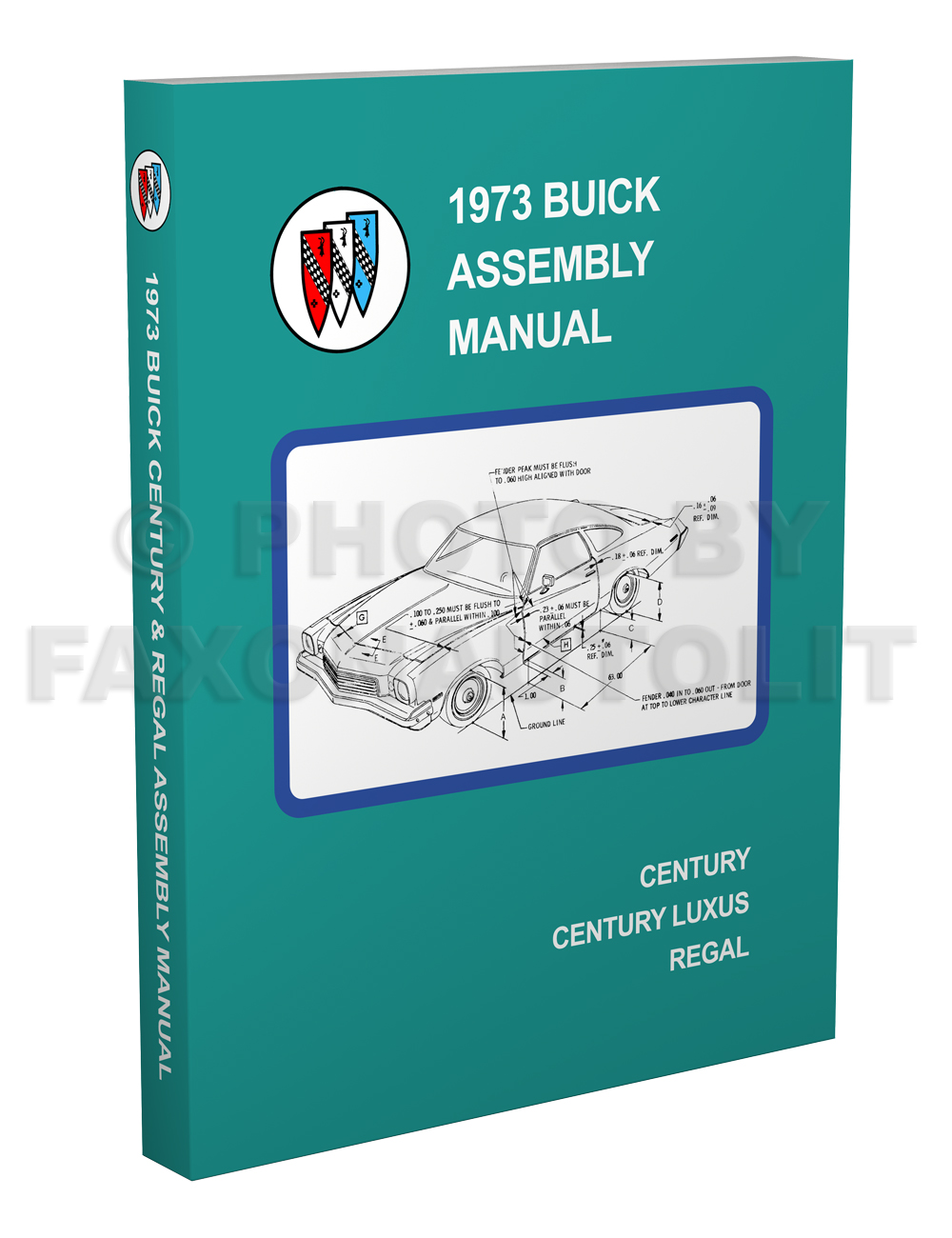 1973 Buick Factory Assembly Manual Reprint Century and Regal