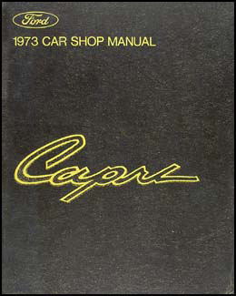 1973 Mercury Capri Repair Manual Original
