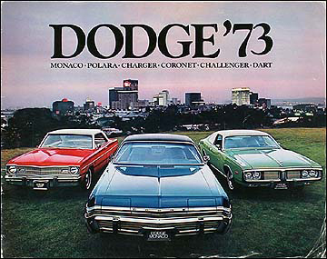 1973 Dodge Car Original Sales Catalog 