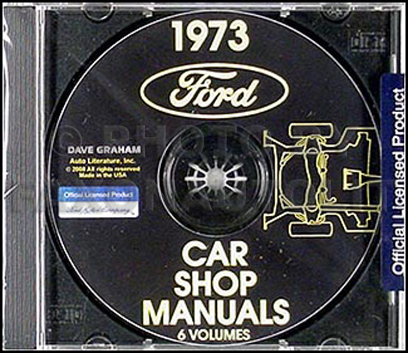 1973 Ford, Lincoln, Mercury Shop Manuals on CD-ROM