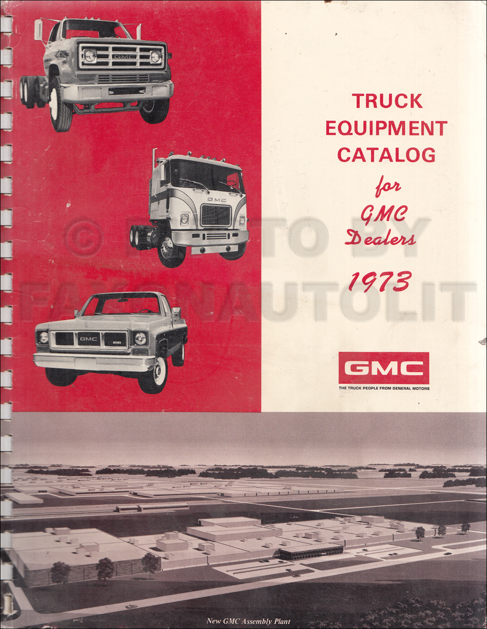 1973 GMC Truck Equipment Catalog Dealer Album Original