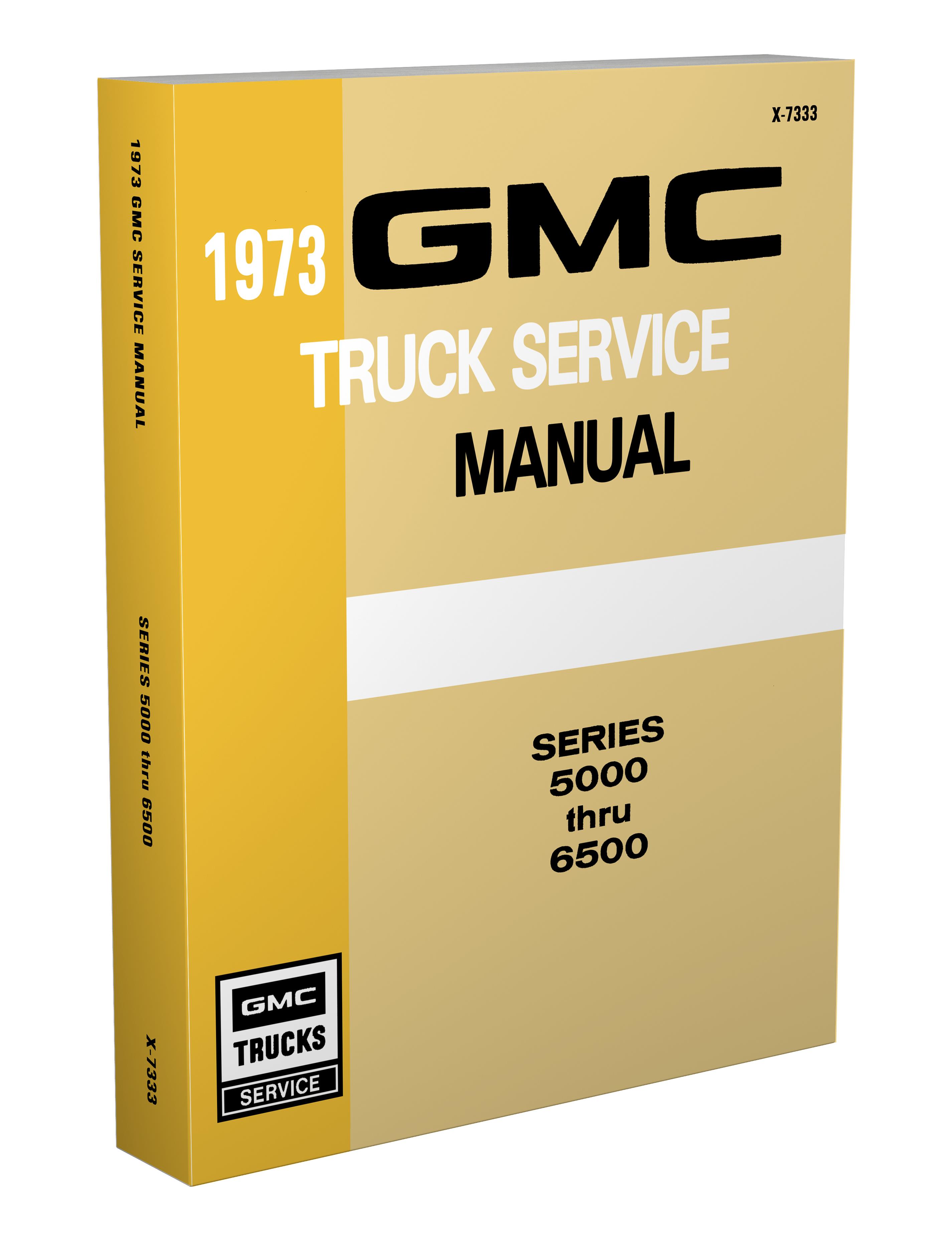 1973 GMC 5000-6500 Repair Manual Original Medium Duty 